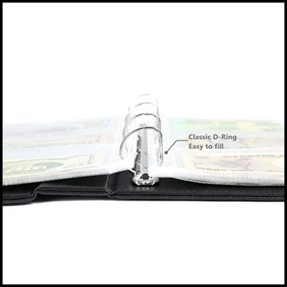 Premium PU Banknote Collection Album Binder Currency Storage Book Supplies - Picture 5 of 6